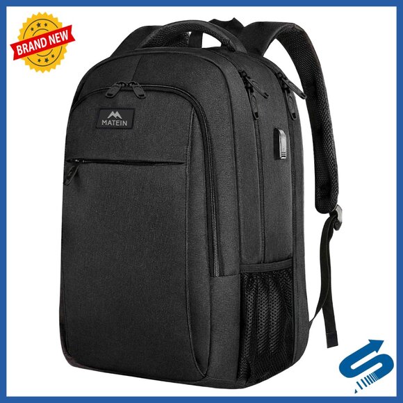 Large Travel Laptop Backpack USB Charging Anti-Theft TSA Business Work College